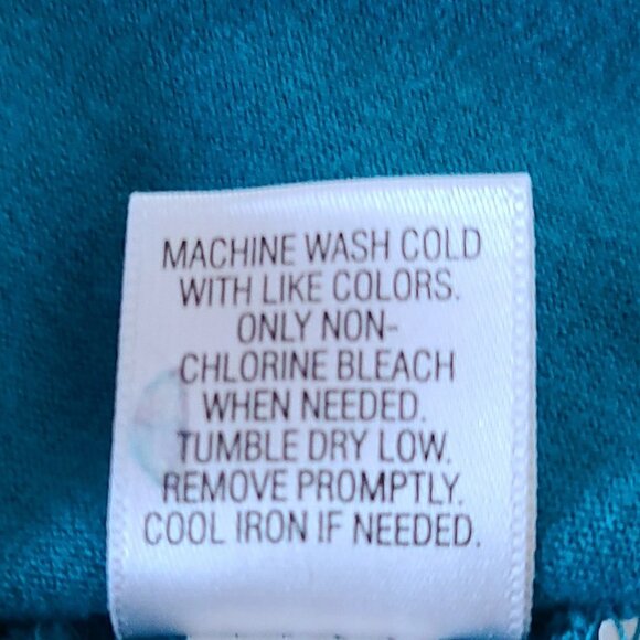 CROFT & BARROW WOMEN'S CLASSIC POLO SHORT SLEEVE SHIRT-SIZE 3X/ BLUE - Picture 8 of 10